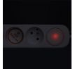 Solight predlžovací prívod 5 zásuviek, USB A+C nabíjačka 12W, 3m, 3 x 1mm2, biely, vypínač