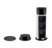 Solight 3z + USB A+C výsuvný blok zásuviek, 2m, čierny