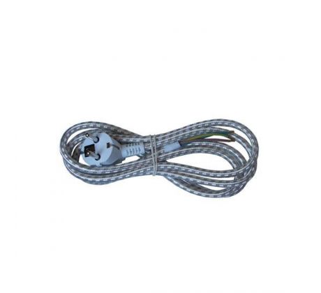 Solight flexo šnúra, 3x 0,75mm2, pletená, 3m
