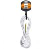 Solight flexo šnúra, 3x 1,5mm2, biela, 2m