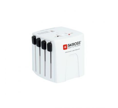 SKROSS cestovný adaptér  MUV Micro, univerzálny pre 150 krajín