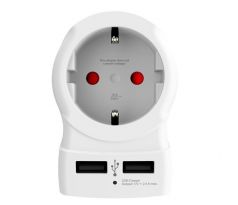 SKROSS cestovný adaptér UK USB pre použitie vo Veľkej Británii, typ G