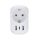 Solight cestovný adaptér USA USB A+C pre použitie v Spojených štátoch, typ B