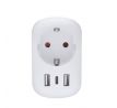 Solight cestovný adaptér UK USB A+C pre použitie vo Veľkej Británii, typ G