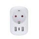 Solight cestovný adaptér UK USB A+C pre použitie vo Veľkej Británii, typ G