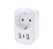 Solight cestovný adaptér UK USB A+C pre použitie vo Veľkej Británii, typ G