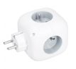 Solight rozbočka kocka, 3x 16A + USB A+C, biela, vypínač
