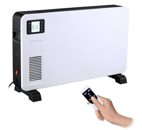 Solight teplovzdušný konvektor 2300W, LCD, ventilátor, časovač, nastaviteľný termostat