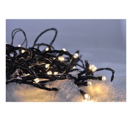 Solight LED vianočná reťaz, 300 LED, 30m, prívod 5m, IP44, teplá biela