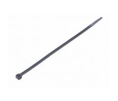 Solight viazacie nylonové pásky, 3,6 x 300mm, čierna, 100ks