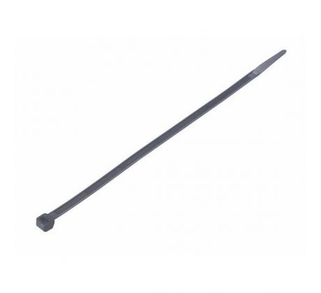 Solight viazacie nylonové pásky, 3,6 x 150mm, čierna, 100ks
