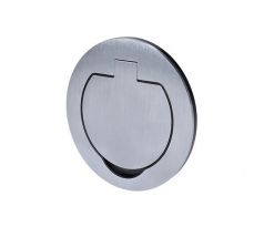 Solight vstavaná podlahová zásuvka, IP55, okrúhle viečko