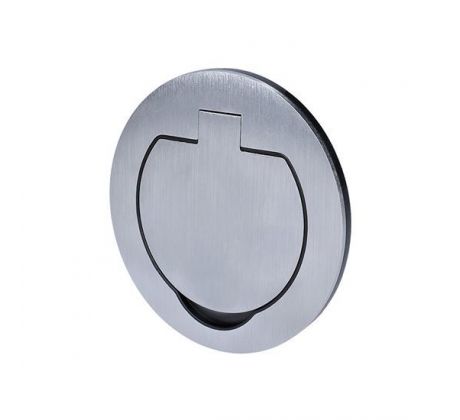 Solight vstavaná podlahová zásuvka, IP55, okrúhle viečko