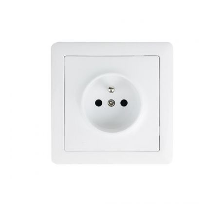 Solight zásuvka Slim, biela
