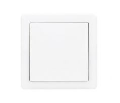 Solight vypínač Slim č. 7 krížový, biely