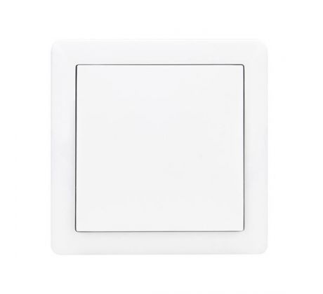 Solight vypínač Slim č. 7 krížový, biely
