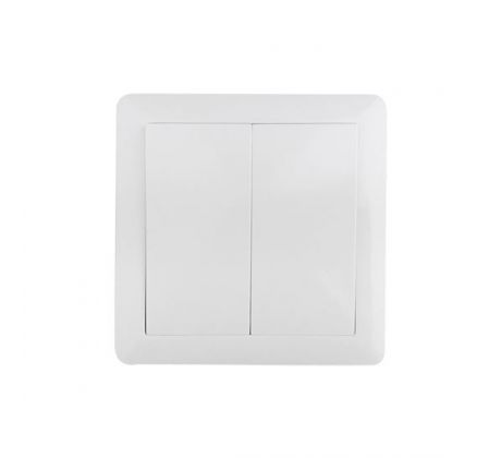 Solight vypínač Slim č. 5 sériový - lustrový, biely