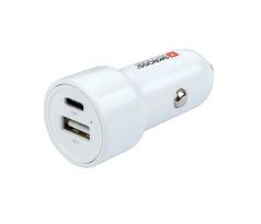 SKROSS USB A+C nabíjací autoadaptér Dual Car Charger, 65W PD