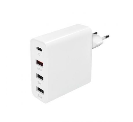 Solight adaptér 3+1, 48W, QC3.0+PD, 3x USB-A, 1x USB-C