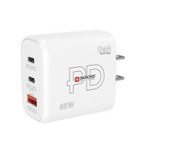 SKROSS USB A+C nabíjací adaptér Power Charger 65W GaN US, Power Delivery, typ A