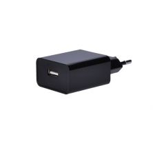Solight USB nabíjací adaptér, 1x USB, 2400mA, AC 230V, čierny