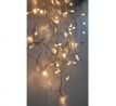 Solight LED vianočné záves, cencúle, 120 LED, 3m x 0,7m, prívod 6m, vonkajšie, teplé biele svetlo, pamäť,časovač