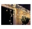 Solight LED vianočné záves, cencúle, 360 LED, 9m x 0,7m, prívod 6m, vonkajšie, teplé biele svetlo