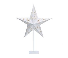 Solight LED vianočná hviezda stolná, 10x LED, 3x AA