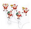 Solight LED okenná reťaz - Santa, 6x LED, prísavná, 120cm, 2x AA