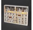 Solight LED adventný kalendár - kniha, 8x LED, 40x30cm, 2x AAA