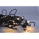 Solight LED vonkajšia vianočná reťaz, 200 LED, 10m, prívod 5m, 8 funkcií, IP44, teplá biela