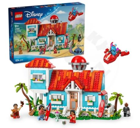 LEGO® - Disney 43268 Lilo a Stitch a domček na pláži