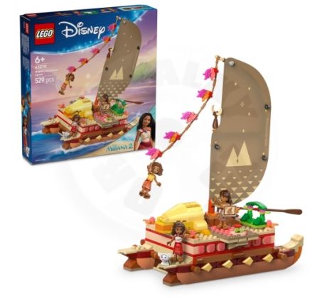 LEGO® - Disney Princess 43270 Vaiana a dobrodružstvo na kanoe