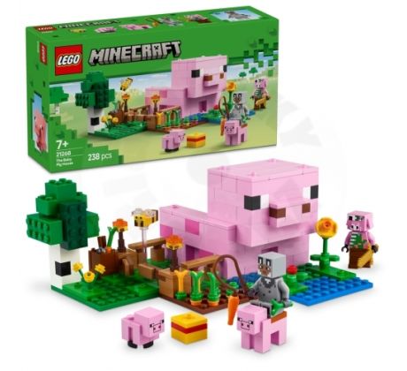 LEGO® Minecraft® 21268 Domček Prasiatka