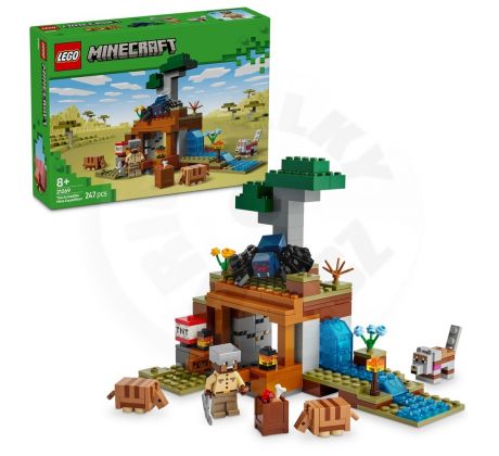LEGO® Minecraft® 21269 Výprava do bane a pásovec