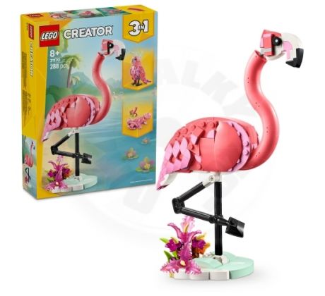 LEGO® Creator 3 v 1 31170 Divoké zvieratá: Ružový plameniak