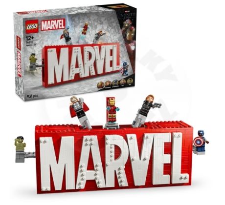 LEGO® Marvel 76313 Logo MARVEL a minifigúrky