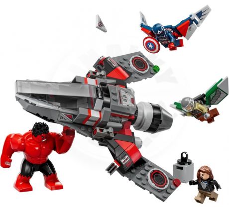 LEGO® Marvel 76292 Súboj: Kapitán Amerika vs. Red Hulk
