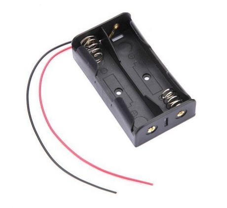 Batériový box na dve batérie AA - 3V