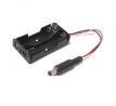 Batériový box na dve batérie AA s konektorom DC - 5,5 x 2,1 mm