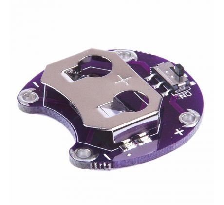 Držiak na jednu batériu CR2032 pre Arduino LilyPad
