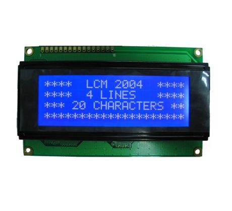 I2C 20x4 displej pre jednodoskové počítače - Modré podsvietenie