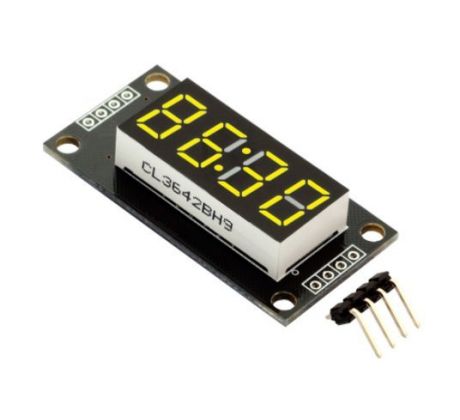 Hodinový LED displej 0.56" TM1637 - Žltý