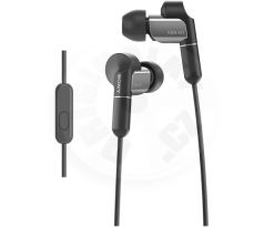 Sony drôtové slúchadlá XBA-N1AP, Hi-Res 4-40.000hz, 3,5 jack - čierno/strieborná