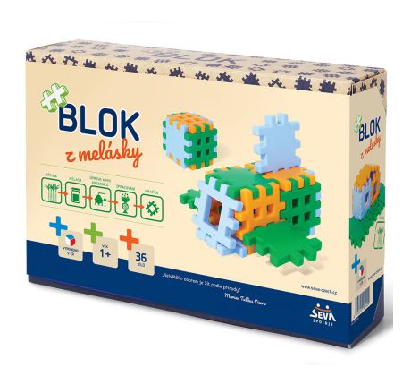 Prvá stavebnica BLOK z melásky