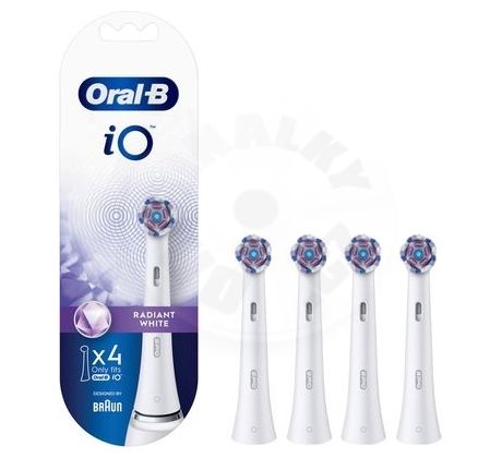Oral-B iO Radiant White náhradná hlavica 4 ks