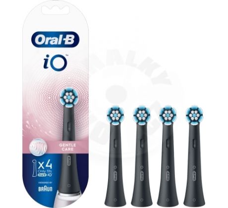 Oral-B iO Gentle Care Black náhradná hlavica 4 ks