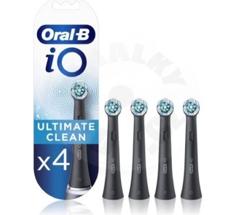 Oral-B iO Ultimate Clean Black náhradná hlavica 4 ks