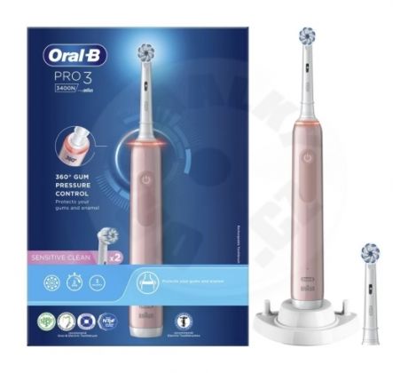 Oral-B Pro3 3400N Pink Sensi