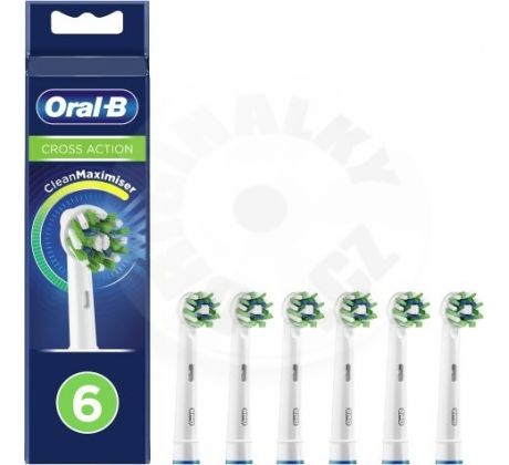Oral-B EB50 Cross Action náhradná hlavica 6ks - biela
